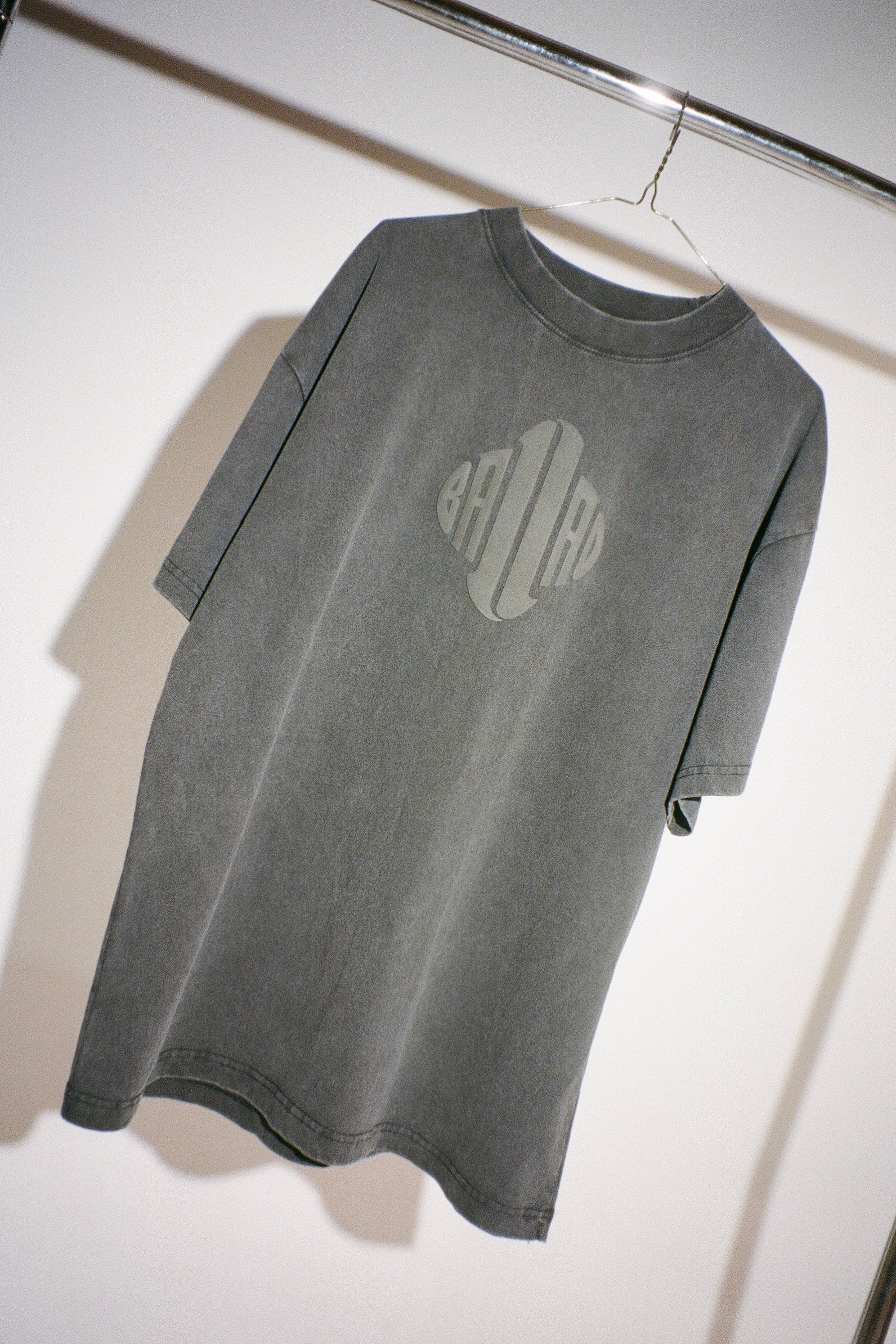 Puff Print Logo Tee (Vintage Black)